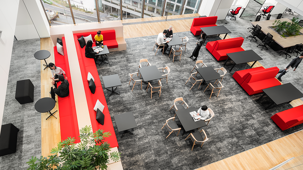 Shiseido headquarters interior